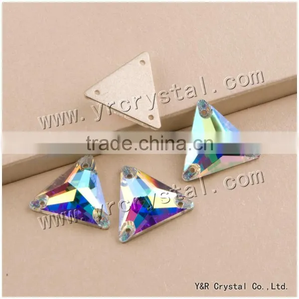 Glass Crystal Stone for Dress Clear AB Sew on Sotne for Dress photo-4