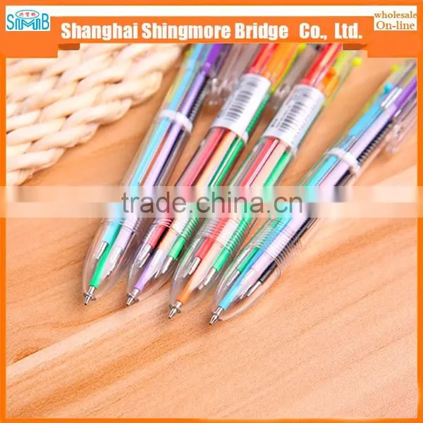 China Hot Sales Cheap Price Plastic Muti-function Six Color Ballpoint Pen photo-3
