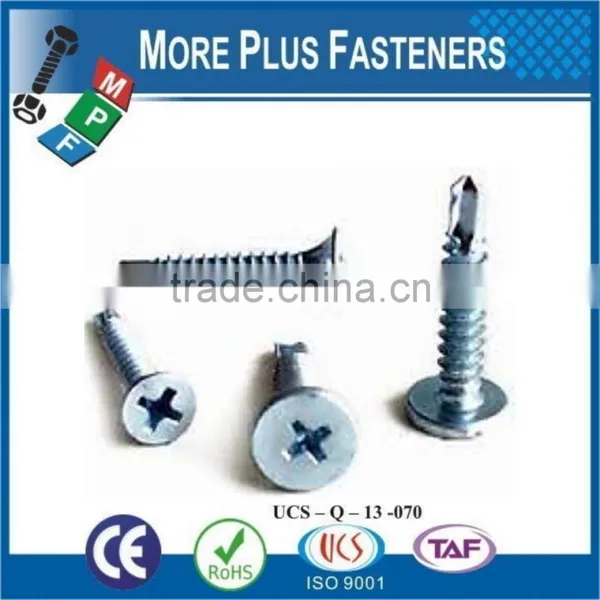Made in Taiwan Phillips Cross Recess Countersunk Flat Head Self Drilling Screw photo-5