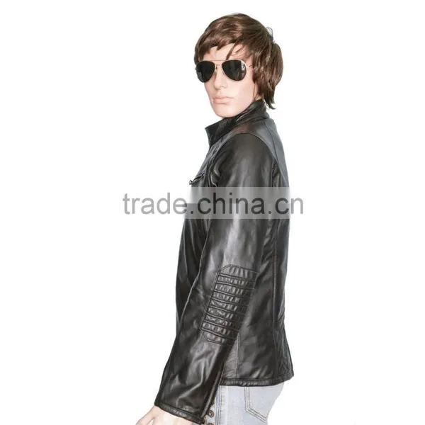 Top Quality Black Sheep Men Vintage Leather Jacket photo-5