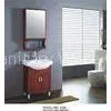 85 * 50 * 80cm Contemporary Bathroom Vanity Cabinets , Brass Handles Wooden Bathroom Sink Cabinets