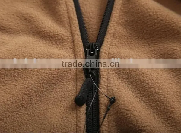 Outdoor Green Sports Coat Men Fleece Jacket Winter Warm Man Jacket Made in China photo-4