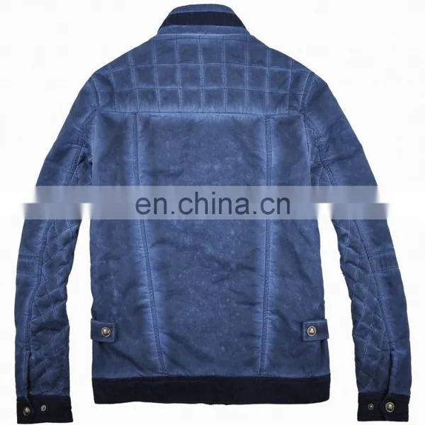 Latest Mens Thick Padded Cotton Fashion Autumn/Winter Coat 2015 photo-3