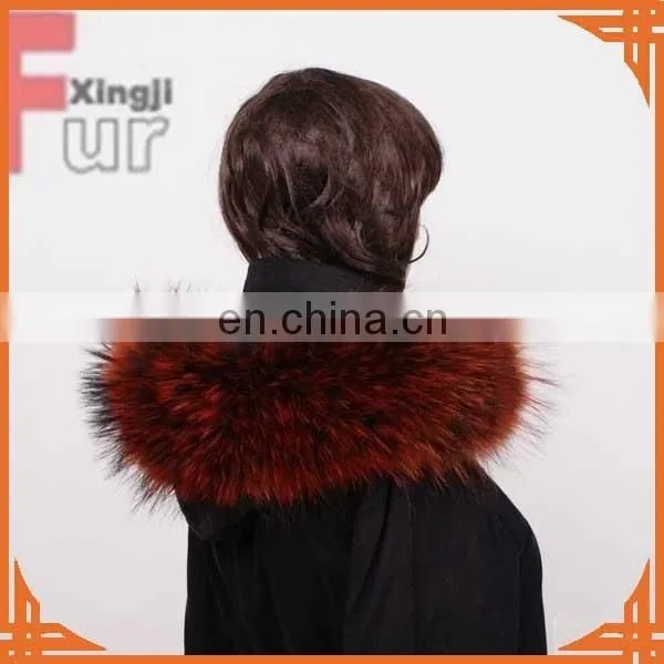 Real Raccoon Fur Garment Accessories photo-2