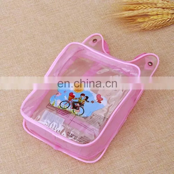 Best Price Clear Custom Shape Pvc Zipper Bags High Quality Zip Lock Pvc Plastic Bag With Cat Ear photo-5