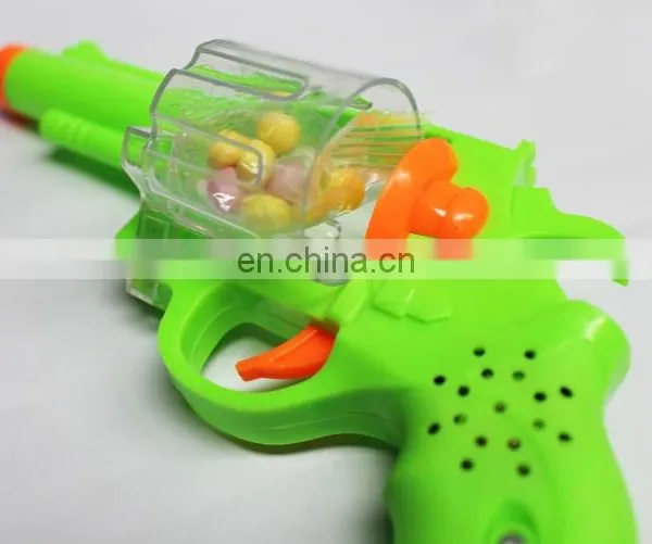 With Light and Sound Plastic Revolver Gun With Candy photo-2