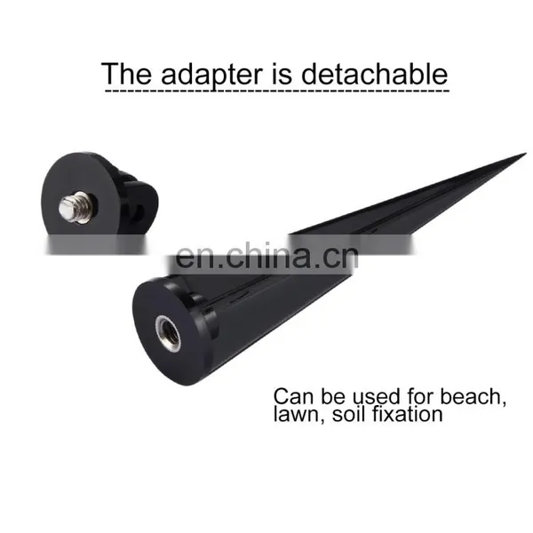 PULUZ Sandy Beach Soil Land Grassland Fixed Auxiliary Bracket Tripod Mount With Adapter & Screws photo-3