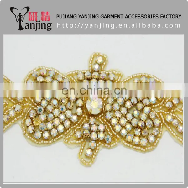 Professional Factory China New Design Rhinestone Wedding Garment Accessories Beads photo-2