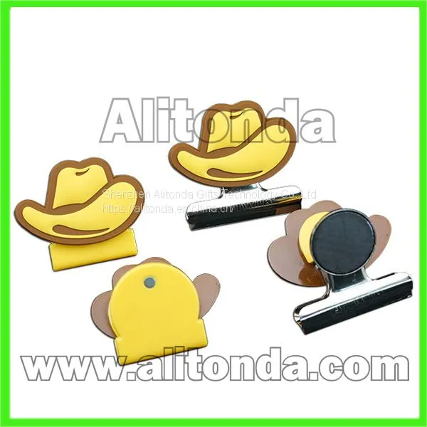 Custom Pvc Cartoon Cute File Clips Paper Clips for Office School Promotional Gifts photo-3