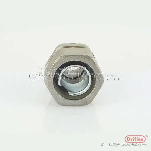 Driflex NPT PG PF Metric Thread Flexible Steel Conduit Fittings photo-3