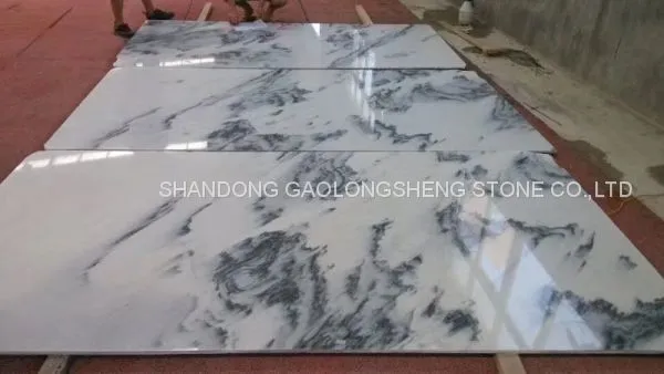 Grey Wooden Marble, White Grey Cloudy Marble, White Grey Landscaping Marble, Grey Waves Marble