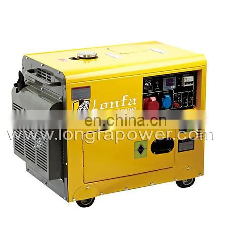 LONFA TAIZHOU 6.5KVA 5KW Kipor Silent Diesel Power Generator With ATS photo-2