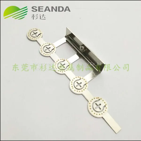 Customized Bright Nickel Plated Copper Busbar for Battery Pack Connector photo-4