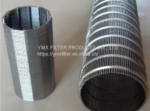 High Precision Wedge Wire Screen Filter Pipe Wedge Wire Pipe /Tube/Cylinder Wedge Wire Screen