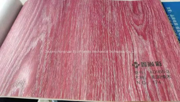 wood grain transfer decoration paper for steel door, aluminium, anti fire door, anti-theft door