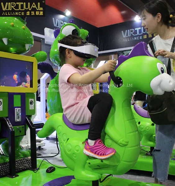 Virtual Alliance Kids Entertainment Mini Shooting Baby VR Kids Horse Riding Equipment photo-3