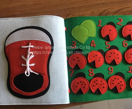 Korean Popular Baby Memory Soft Felt Fabric Quiet Book photo-5