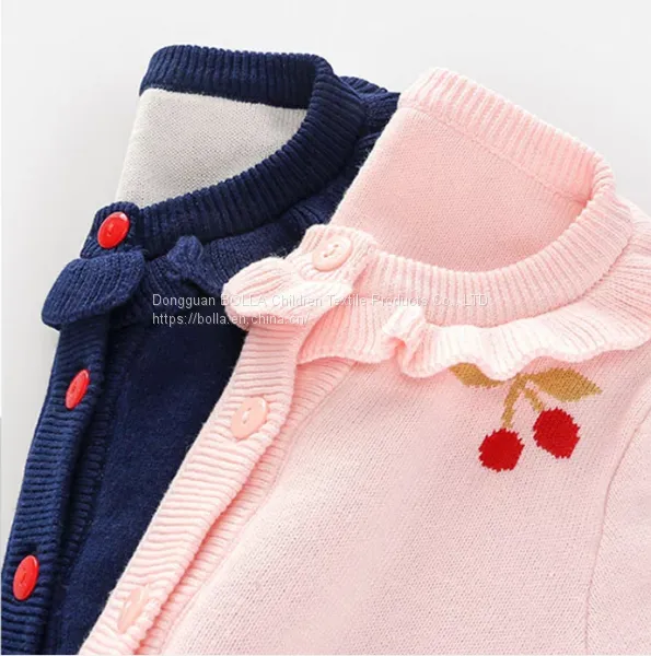 Factory Direct Sales Hot Newborn 100% Cotton Cute Printed Cherry Jumpsuit Boy Jumpsuit Newborn photo-4