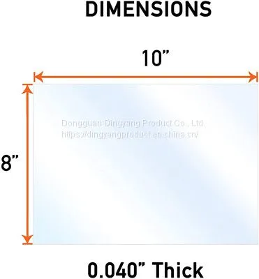 Picture Frames, Cricut Cutting Protective Film 8x10 Inch PET Sheet/Plexiglass Panels 0.03 Inch Thick Acrylic Sheet photo-4