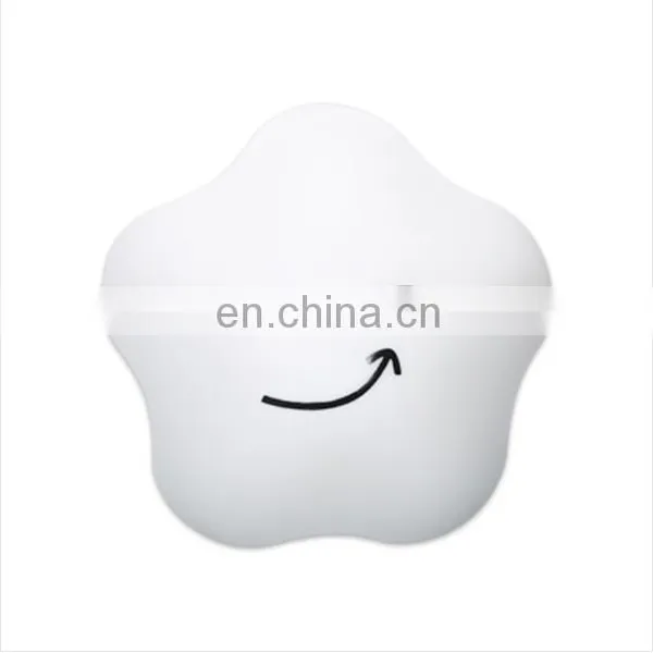 2020 Amazon New Idea Multicolor Lamp Light Cute Star Silicone Night Light for Kids photo-4