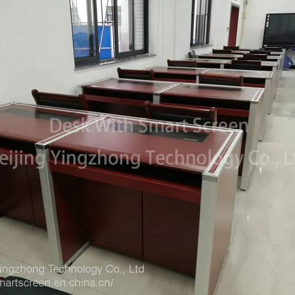 Height Adjustable Office Computer Desk Anti-peeping Study Carrel Desktop Panels Test Center Table Library Cubicle photo-4
