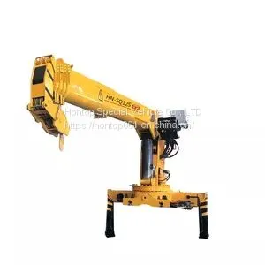 2ton, 3ton 4Ton,5Ton,6.3T,8Ton 10Ton 12 16 Ton Truck-mounted Straight Telescopic Arm Stiff Boom Crane for Truck photo-3