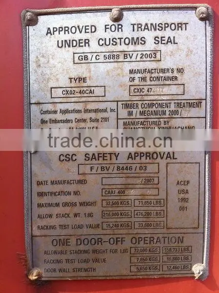 40ft Second Hand Container for Sale(20'GP/40'GP/HC) photo-5