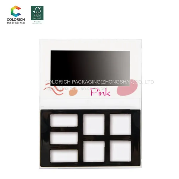Makeup Matte Eyeshadow Cosmetics Empty Eyeshadow Pallete Packaging Paper Boxs Eyeshadow Pallet photo-4