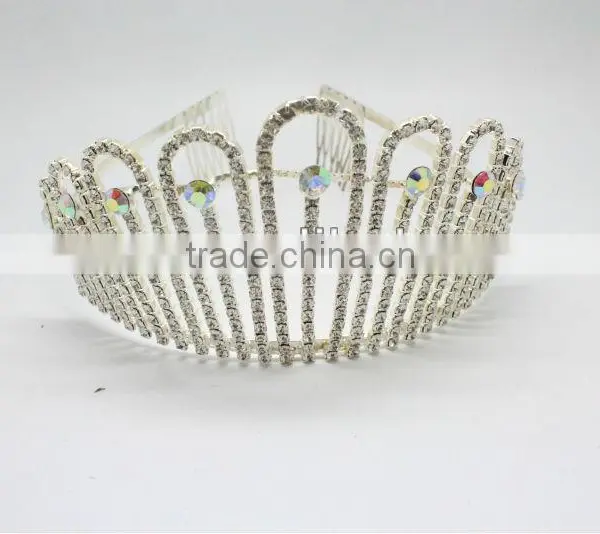 Vogue Jewelry Wedding Princess Crown for Girls and Tiaras Wholesale Crown