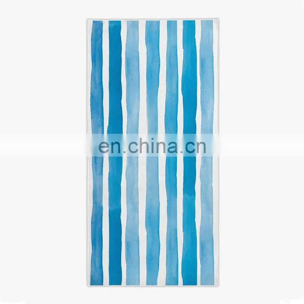 Printed Vertical Stripes Beach Towel Anti Sand photo-2