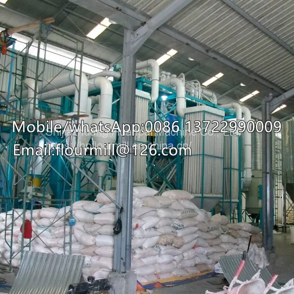 Customize Maize Corn Flour Mill Machine Corn Grits Making Machine Production Fufu Nshima