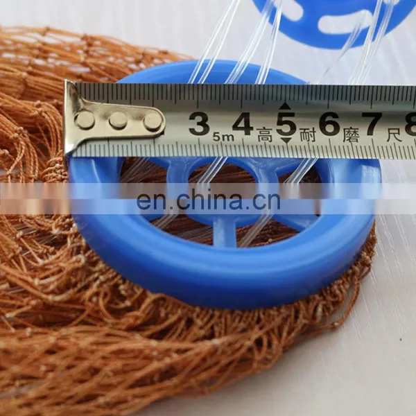 JOHNCOO Hot Sale 4ft-12ft Steel Sinker Lead Sinker Drawstring Cast Net Fishing Nets photo-3