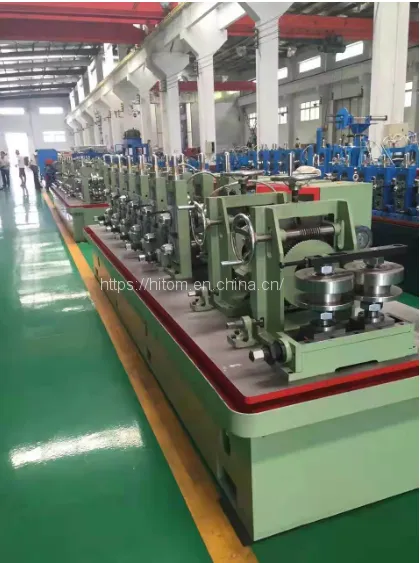 High Speed Galvanized Iron Steel Round/Square Seam Welded Pipe Tube Production Line photo-3