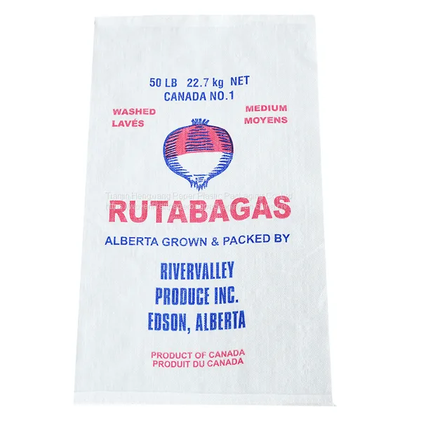 Printed Transparent Polypropylene Woven Plastic Bags 25kg 15kg Rice Empty Packaging photo-3