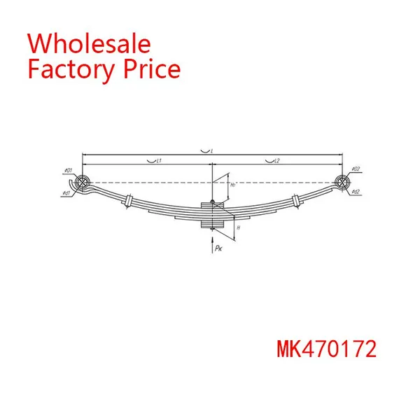MK470172 Leaf Spring Wholesale For MITSUBISHI photo-2