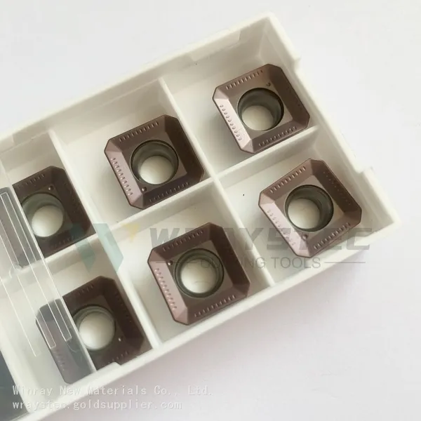 SEHT1204 Carbide CNC Inserts High-gloss Finish Steel Parts Stainless Steel/cast Iron/aluminum Surface Milling Inserts photo-2