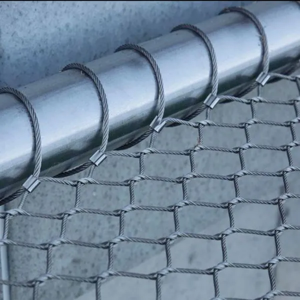 Durable Stainless Steel Wire Rope Fence Mesh for Playground & Public Facility Guard photo-2
