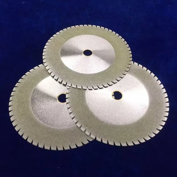 Single-sided/double-sided Electroplated Diamond Cutting Discs, High-precision Diamond Electroplated Saw Blades Suitable for Cutting Sealing Strips and Glass Fibers photo-5
