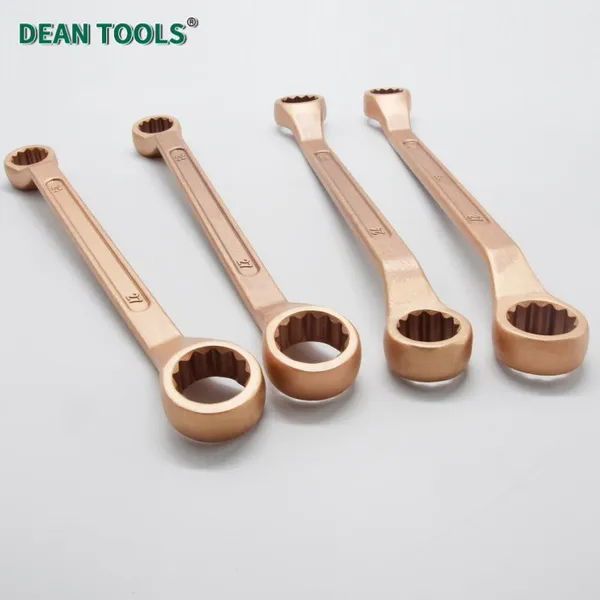 Non-Sparking Double Box Offset Wrench Ring Spanner 22*24 mm photo-4