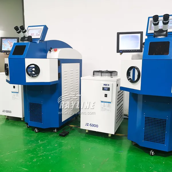 RA VR Series Jewelry Laser Welding Machine Blue White With CCD For Gold Silver Platinum Ring Repair photo-3