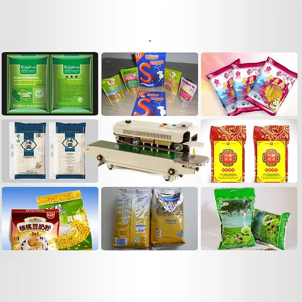 MO-QDMECH Continuous Band Sealer Automatic Bag Sealing Machine BZ050 Conveyor Type Sealer 1-12m/min Food Packing photo-4