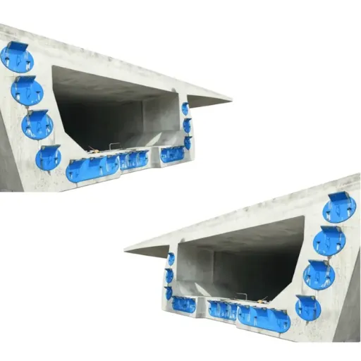 Custom Steel End Form for Segmental Girder Anchor Cavity Casting