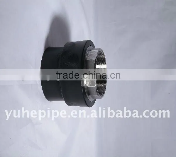 Zhejiang Factory Manufacturer HDPE Socket Fusion PE Water Pipe Fittings/ PE Threaded Female Coupling photo-2
