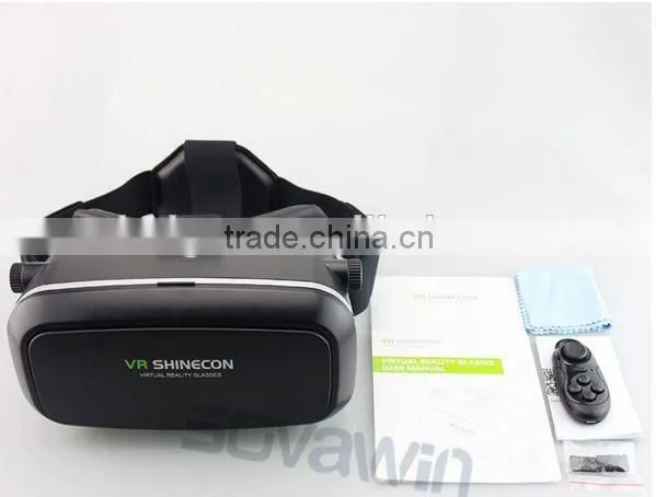 2016 Cheapest VR 3D Glasses Virtual Reality Game Player Helmet Adjustable Lens photo-5