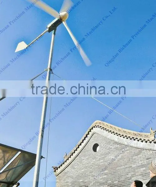 Richuan Horizontal Axis Wind Generator off and on Gird With CE Certificate 1000w 48v Small Wind Power Generator photo-2