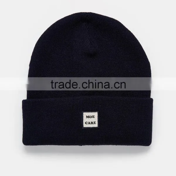Custom Fashion Patch Logo Blank Beanie Hat Wholesale photo-2