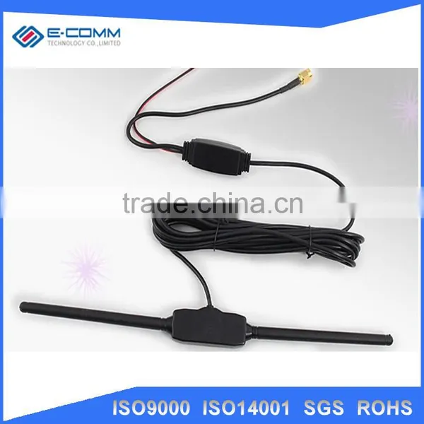 Wholesale Price Satellite tv Antenna for Car Mobile Car Digital DVB-T ISDB-T Aerial With a Amplifier photo-2