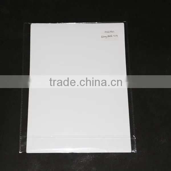 150gsm Waterproof Adhesive-backed a4 Glossy Photo Paper for Dye,pigment Ink photo-2