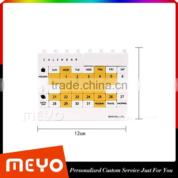 2016 New Building Block Calendar,Children Cute Design Calendar photo-2