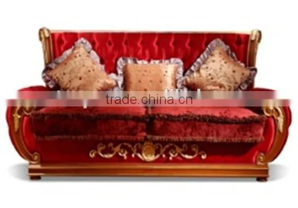 2015 Hot Sales Classic Sofa Set A65360,European Style Beech Wood Sofa Set With Hand Carved photo-2